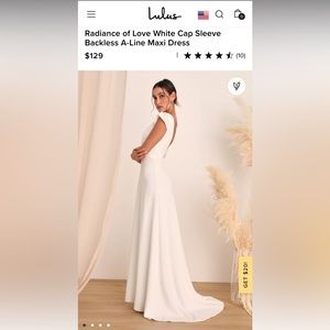 Lulu’s wedding dress XS